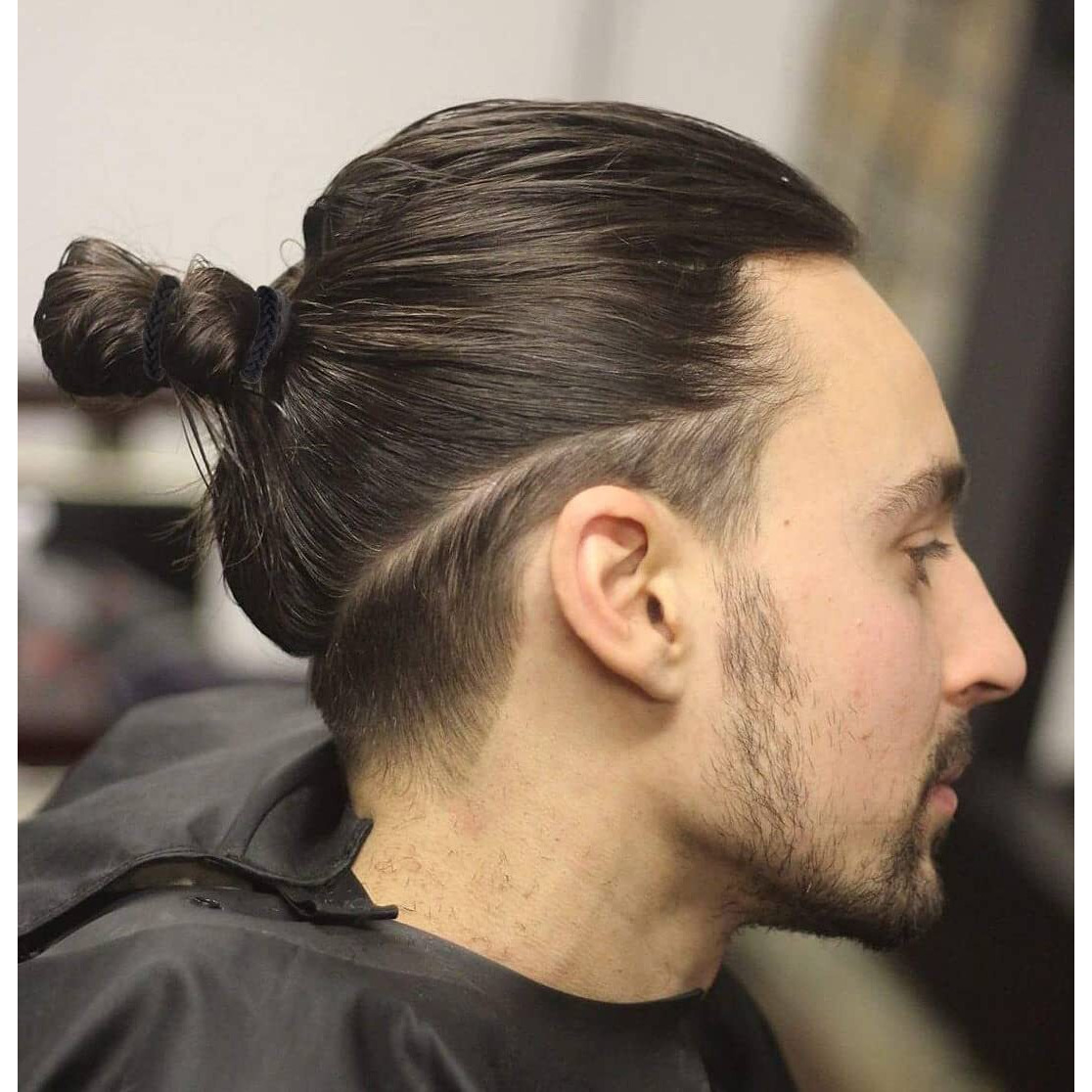 Wdgrow Large Braided Mens Hair Ties  For Longhairs Men Bun Thick Black Pony Tails Ties For Women Guys  Bracelet Hair Tie For Thick And Thin Hair 12 Packs Durable (Black)