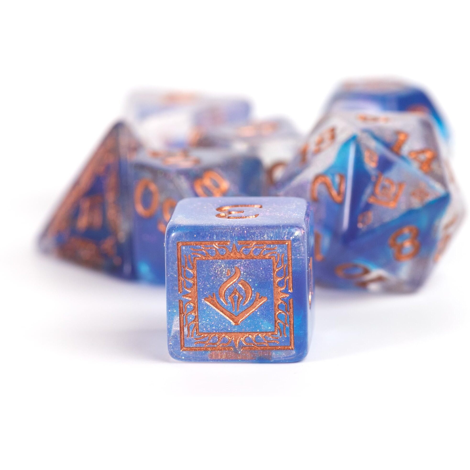 D&D Adventure Dice (Wizard Class Blue)