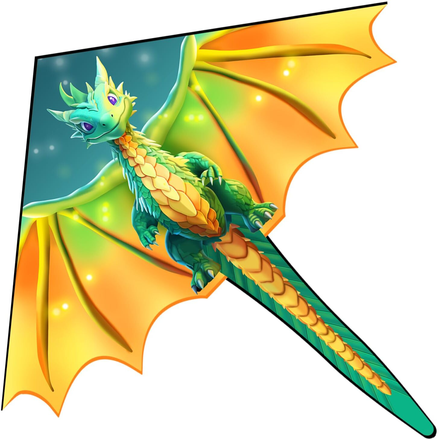 Xida Dragon Kites For Kids Ages 4-8  Kites For Adults  Easy To Fly Kite For Beginners  Boys & Girls  Durable And Quick Assembly  Perfect For Beach  Park  And Family Outdoor Activities