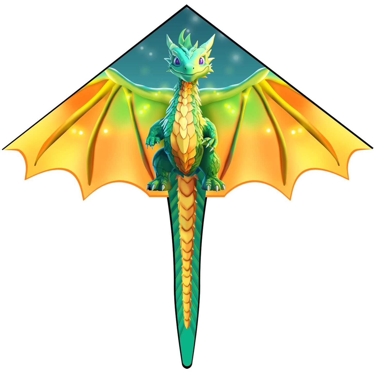 Xida Dragon Kites For Kids Ages 4-8  Kites For Adults  Easy To Fly Kite For Beginners  Boys & Girls  Durable And Quick Assembly  Perfect For Beach  Park  And Family Outdoor Activities