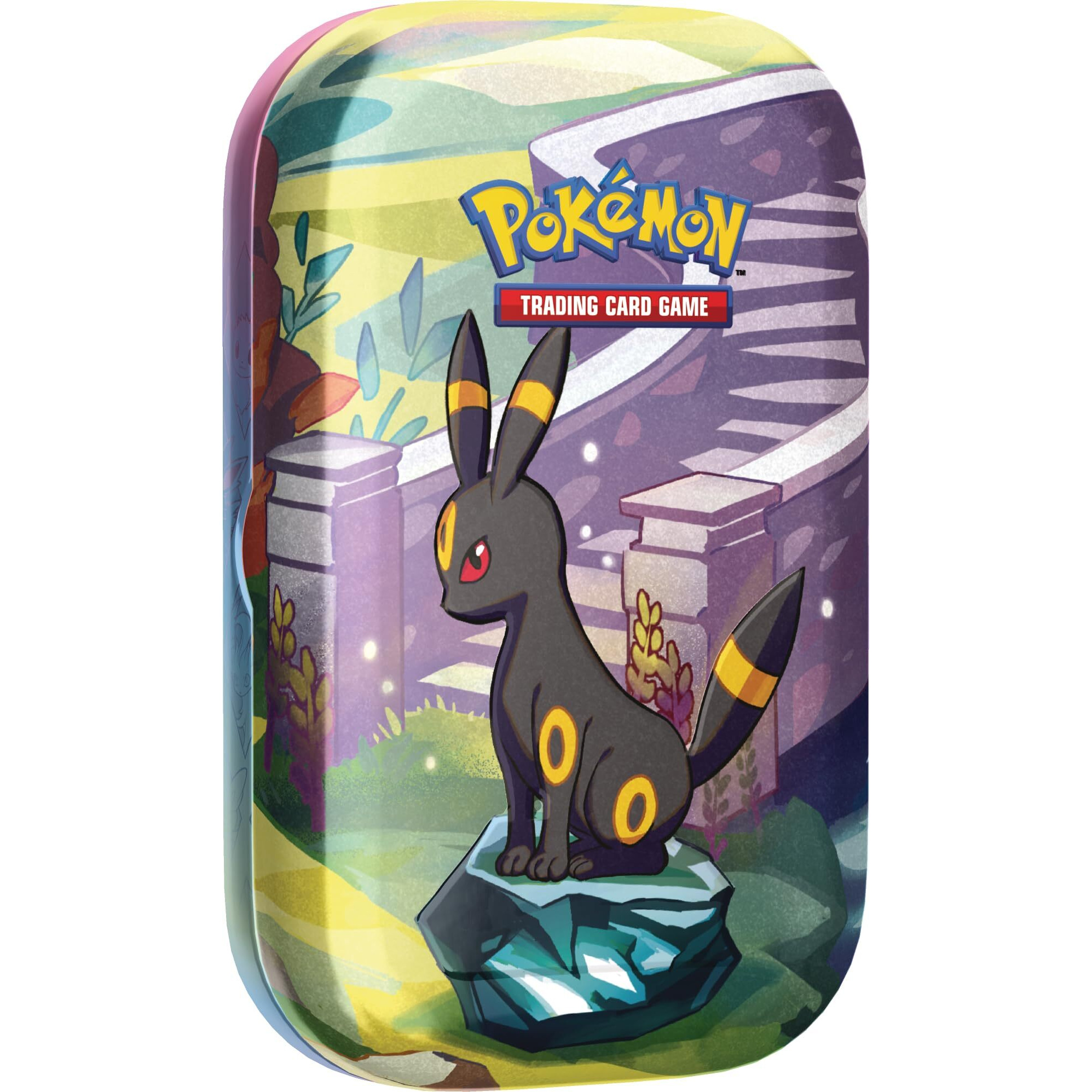 PokMon Tcg Scarlet & Violet-Prismatic Evolutions Mini Tin - Umbreon (2 Booster Packs & 1 Coin)