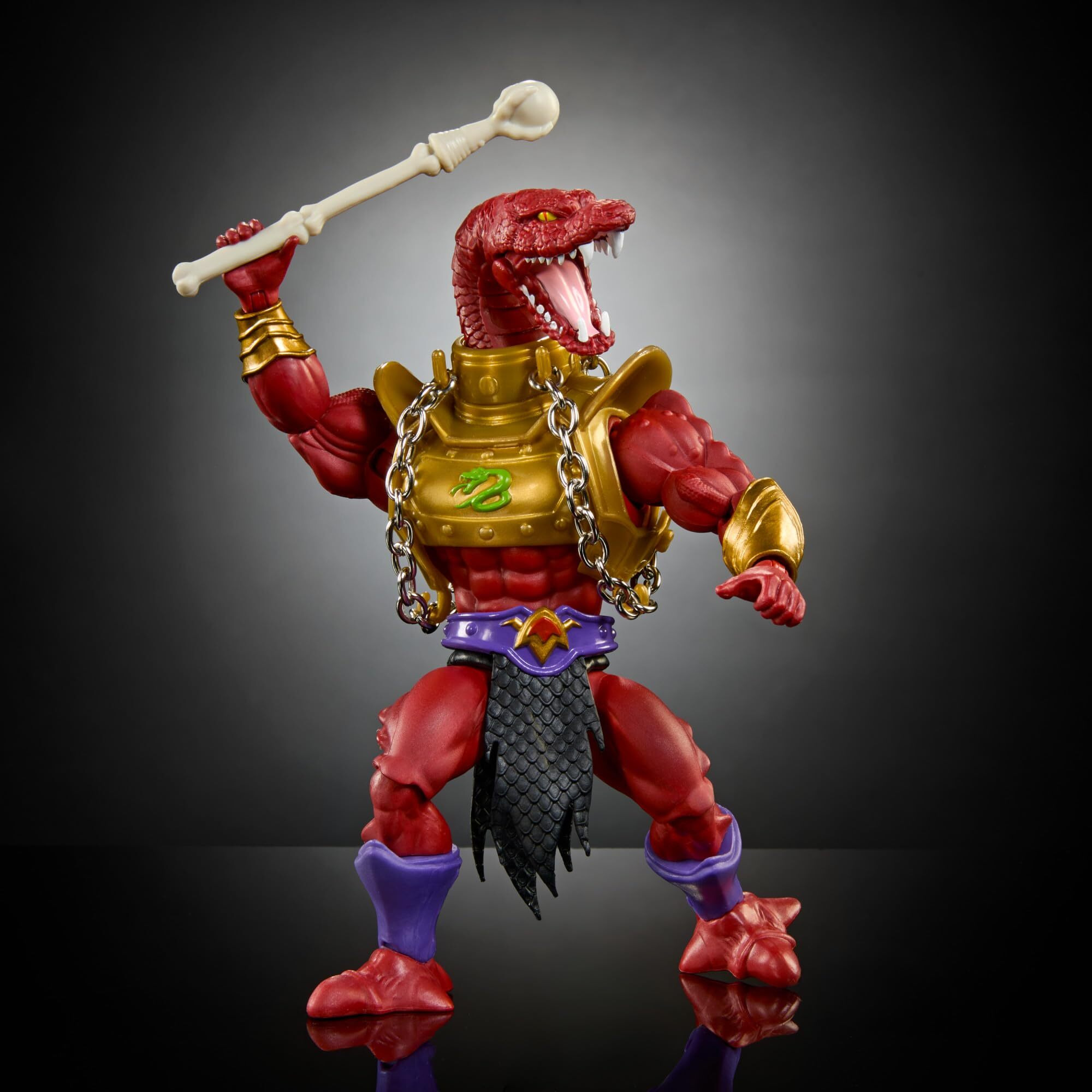 Masters Of The Universe Origins Action Figure Vypor Collectible  5.5 Inch Motu Villain Snake Men Toy With 16 Posable Joints & Accessories