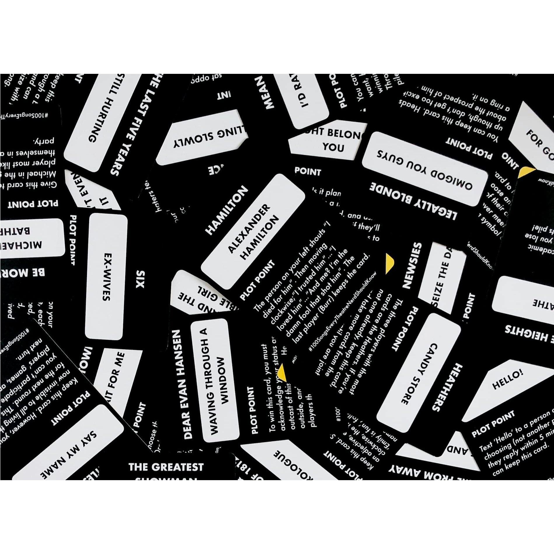 Spinningrock  100 Songs Every Theatre Nerd Should Know - Ultimate Musical Theatre Card Game - Modern Deck