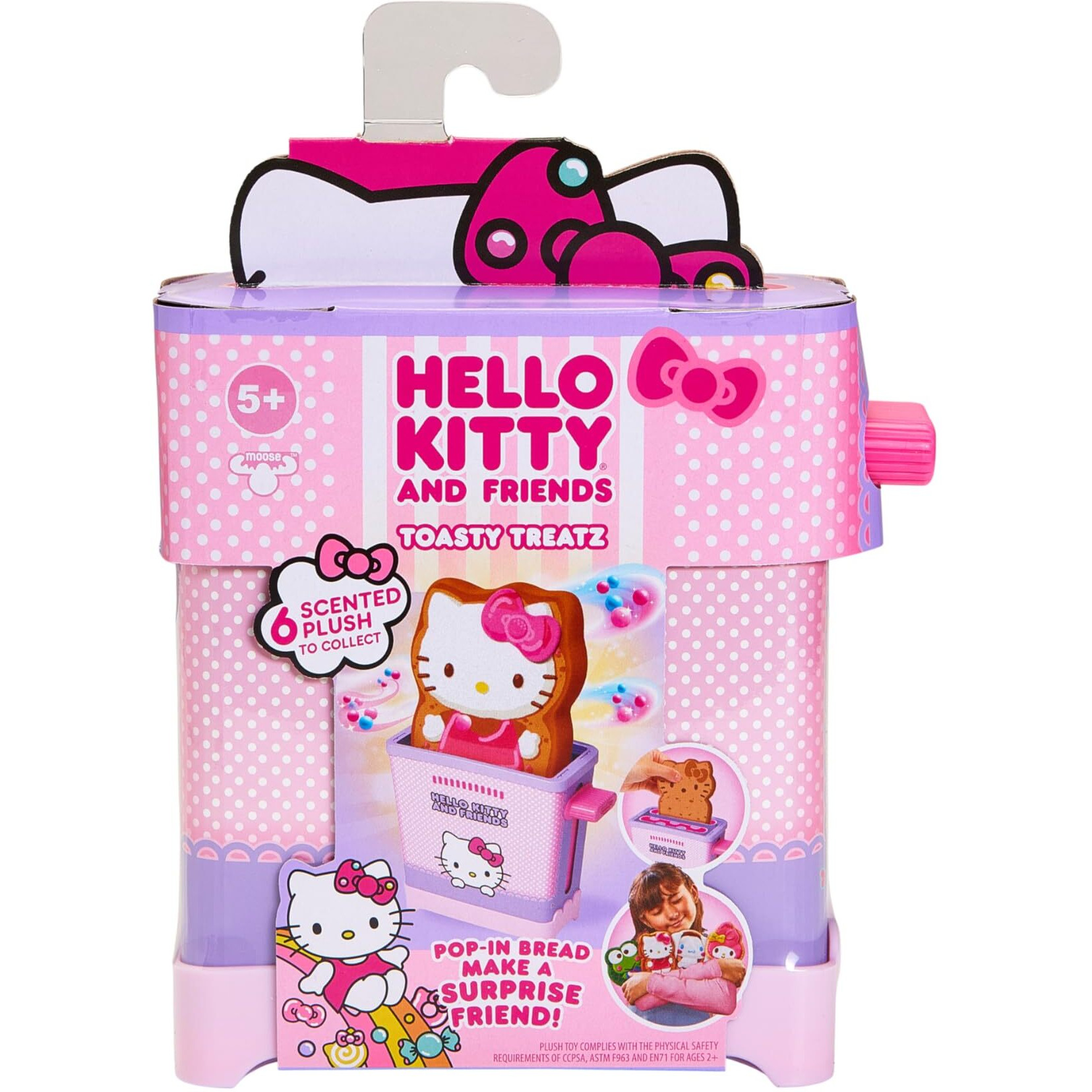 Cookeez Makery Hello Kitty And Friends Toasty Treatz Toaster | Squishy  Scented Plush Surprise | Pop-In-Bread  Pop-Up Plush | 6 Collectible Characters