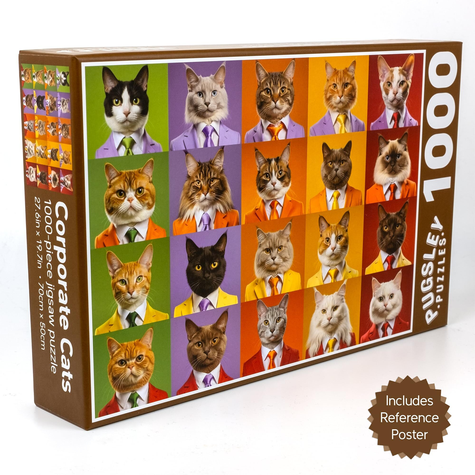 Corporate Cats 1000 Piece Jigsaw Puzzle For Adults  27.6  X 19.7  (Cat Puzzle)