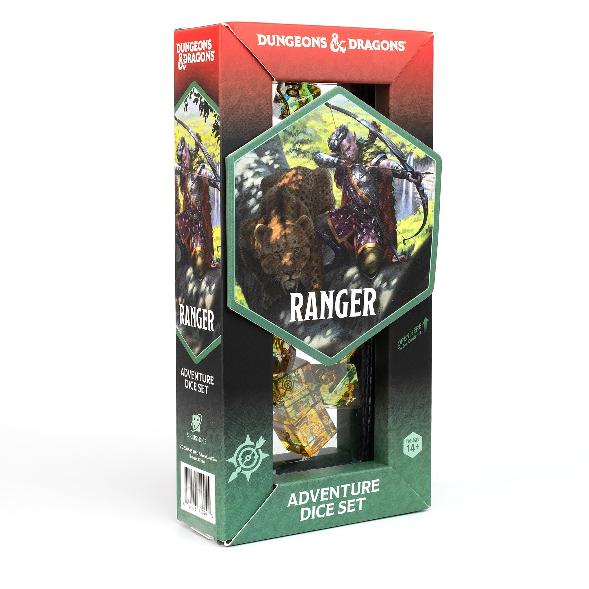 D&D Adventure Dice (Ranger Class Green)