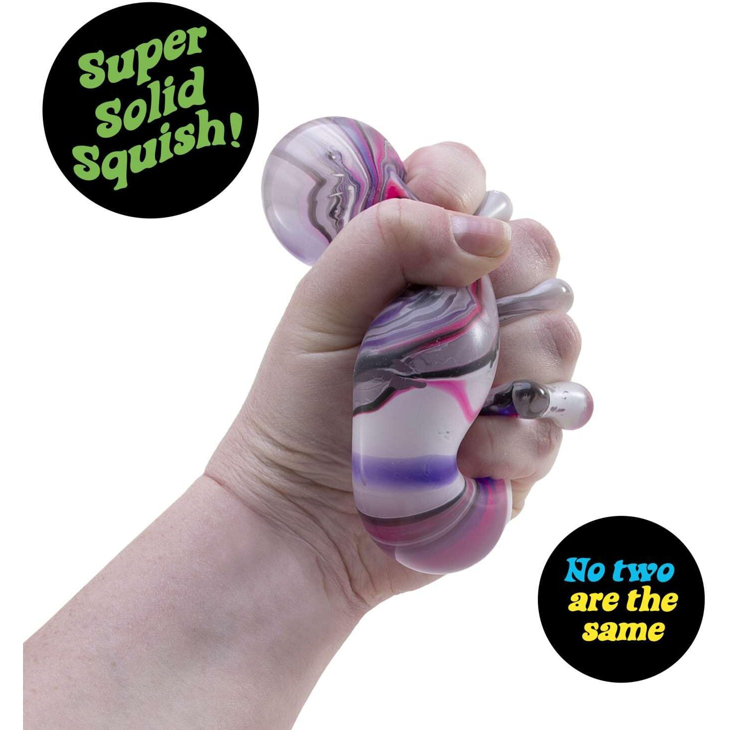 Schylling Needoh Nice Cube Swirl - Sensory Toy With A Super Solid Squish - Unique  Swirling Color Blend - Ages 3 And Up - Color May Vary One Cube Per Pack