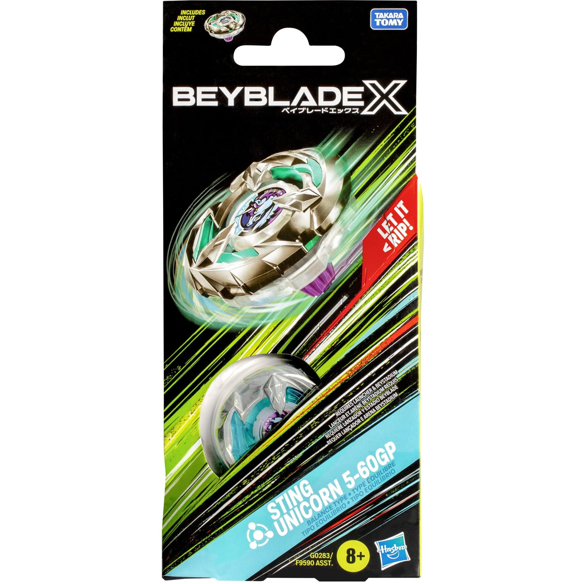 Beyblade X Sting Unicorn 5-60Gp Booster Pack Set With Balance Type Right-Spinning Top Battling Top Toys For 8 Year Old Boys And Girls