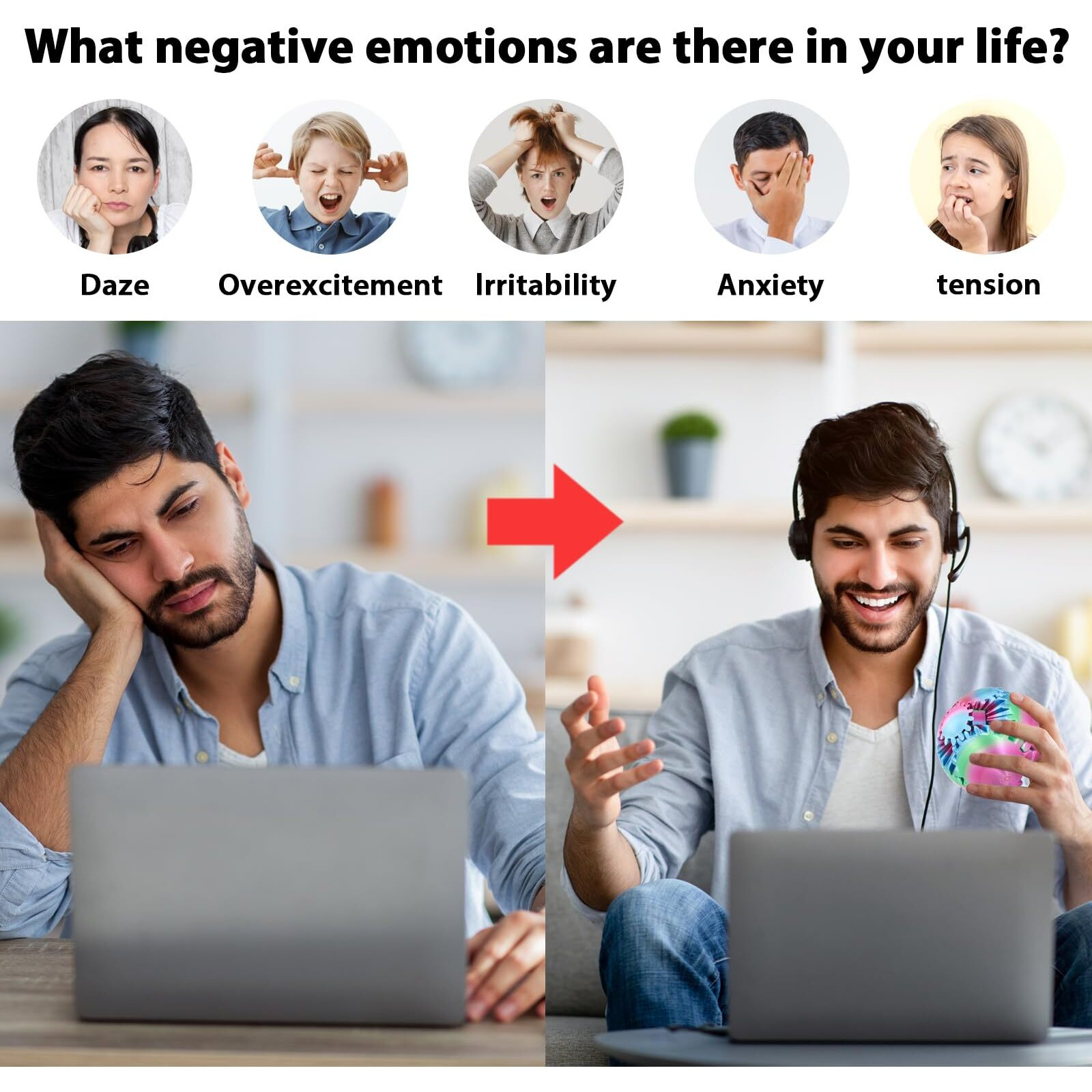 Gear Ball 3D Printed Fidget Toys For Adults Kids Stress Relief Gear Sphere Spin Cube Gearsphere Anxiety Relieving Desk Toy Gifts For Easter Birthday (Green Purple  2.3 Inch)