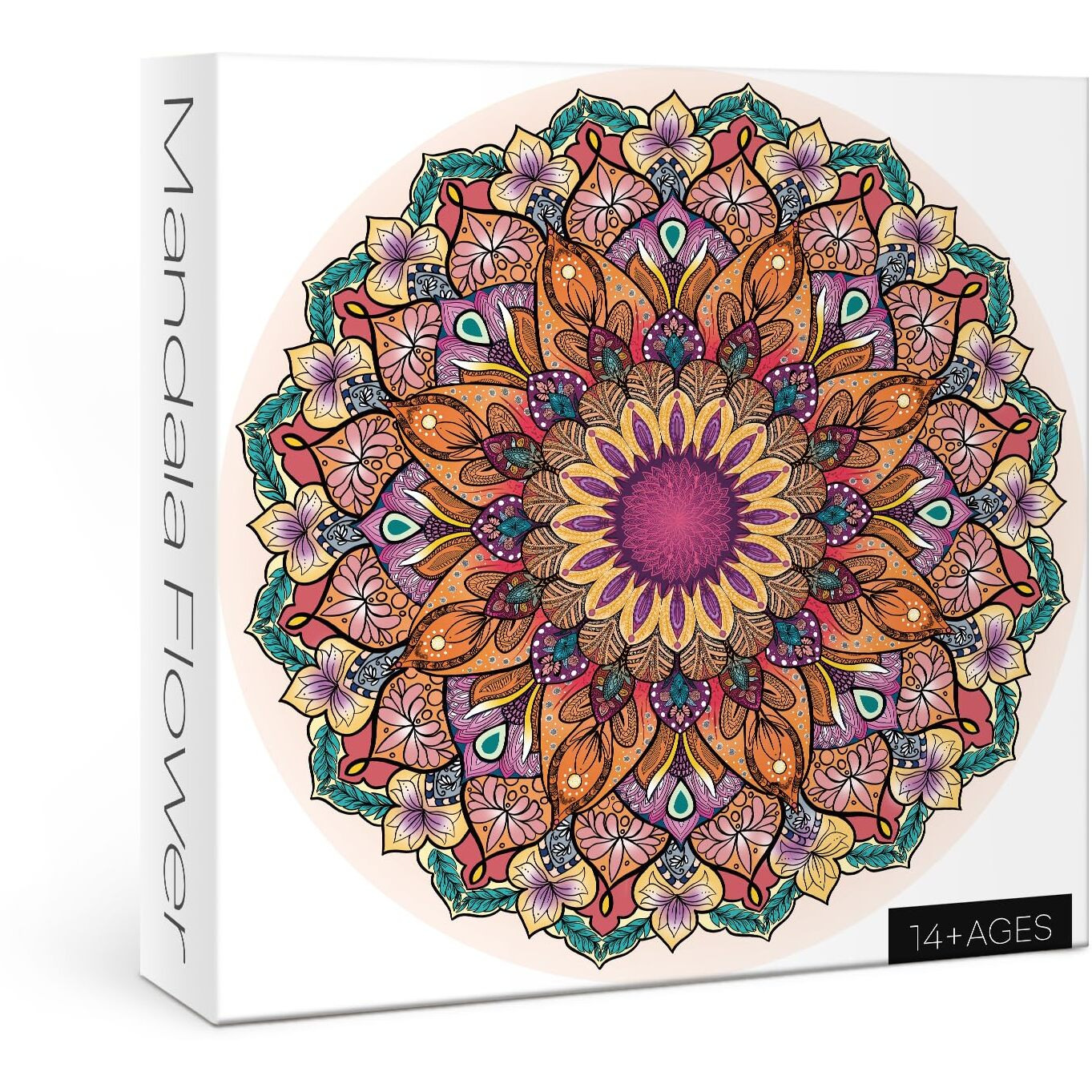 Round Mandala Puzzles For Adults 1000 Pieces  Flower Colorful Jigsaw Puzzles  Color Challenge Jigsaw Puzzles For Home Decor