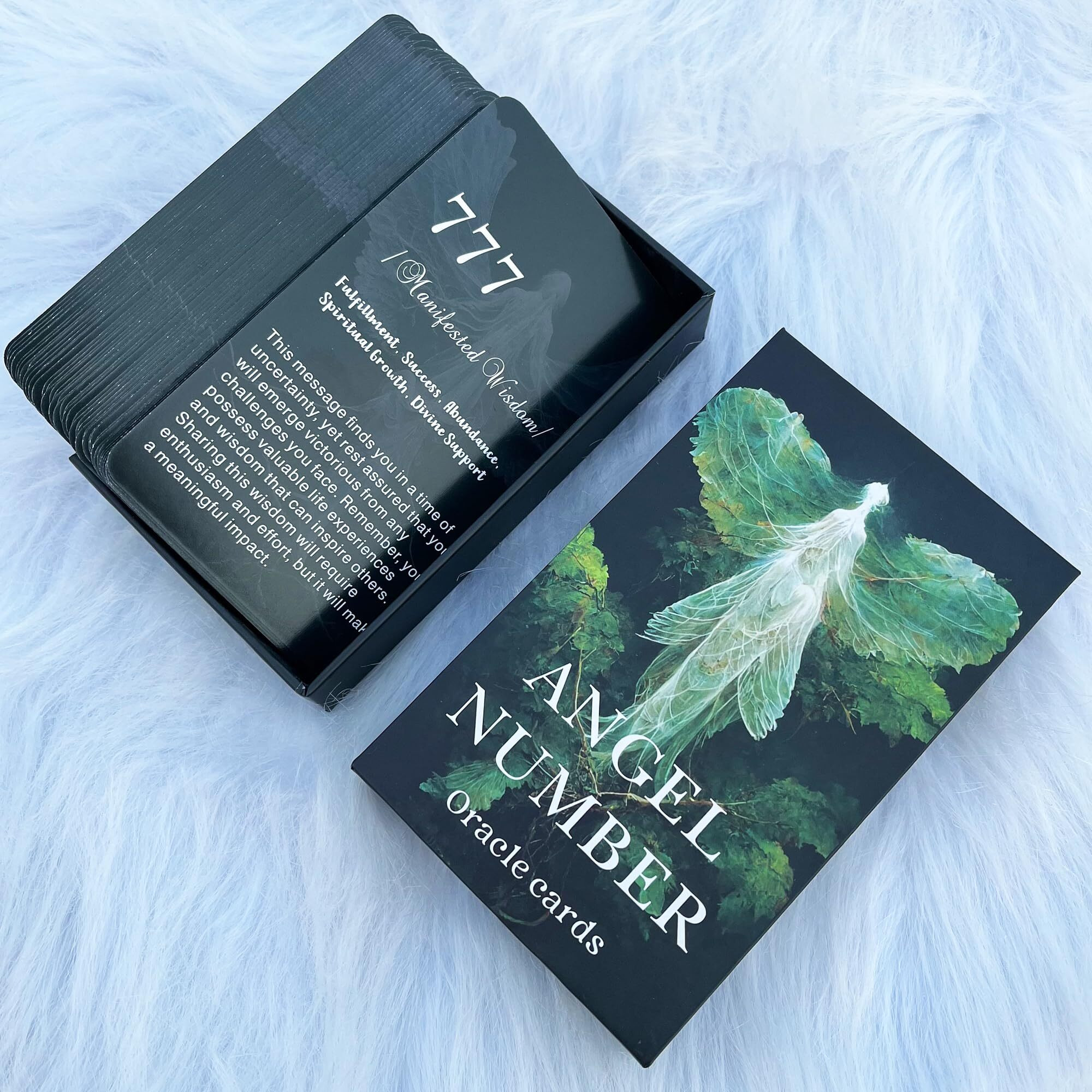 Gzxinke Angel Numbers Oracle Cards  Oracle Cards For Beginners  Angel Number Affirmation Cards Deck  Tell You How To Live Your Life The Best Way