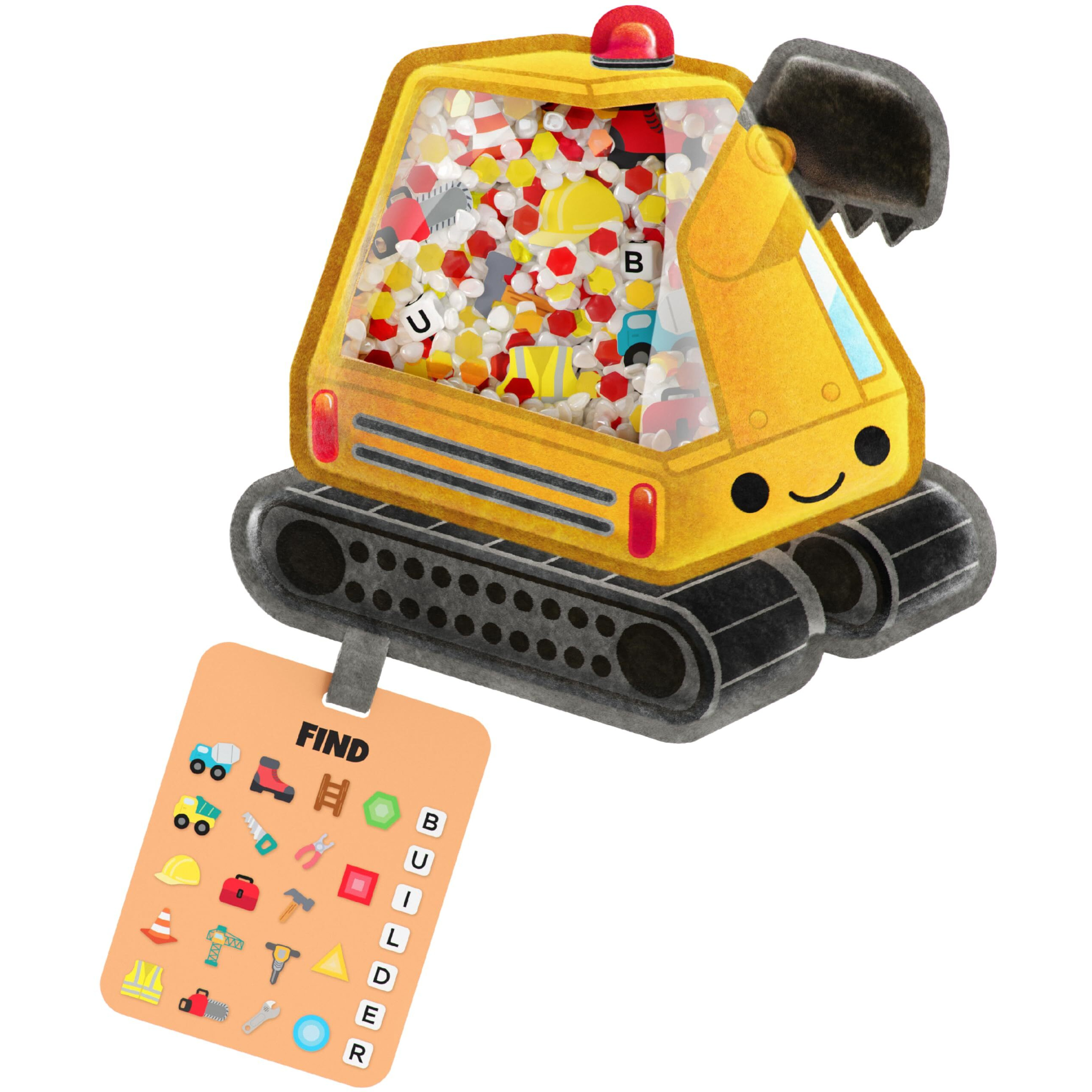 Bizyboo - The Original Seek & Find Plush - Hidden Object Search Problem Solving Educational Matching Game For Kids 2 And Up (Scoops)