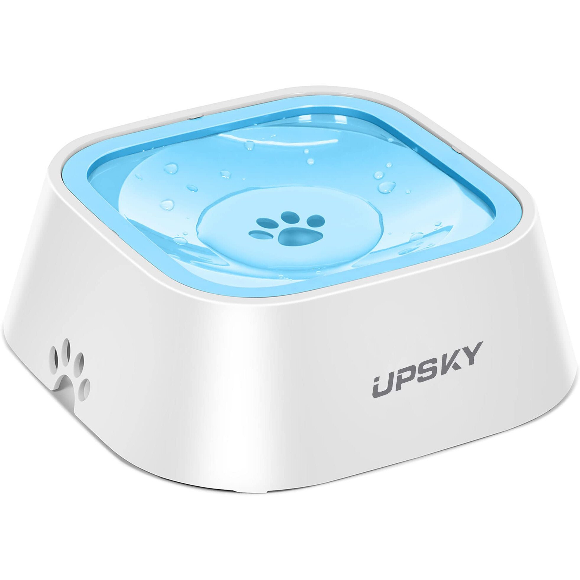 Upsky No-Slip Slow Drinking Bowl - 35Oz No Spill Pet Water Dispenser For Dogs And Cats