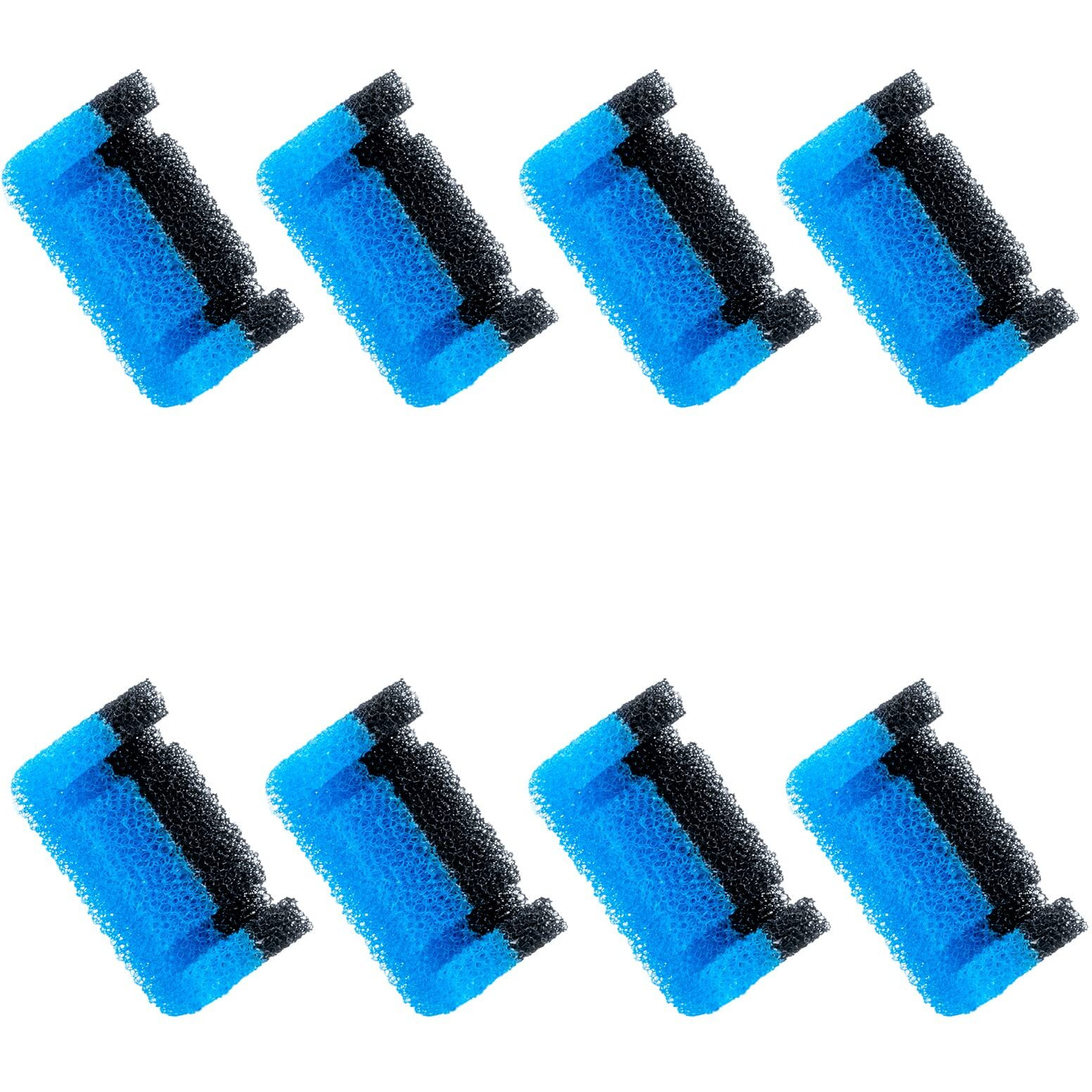 Wonder Creature Cat Fountain Filter Replacement  Upgraded Sponger Foam Filter For Round And Cubic Stainless Steel Top Cat Fountain  For Crystal And 2L/67Oz Cat Fountain (Pack Of 8)