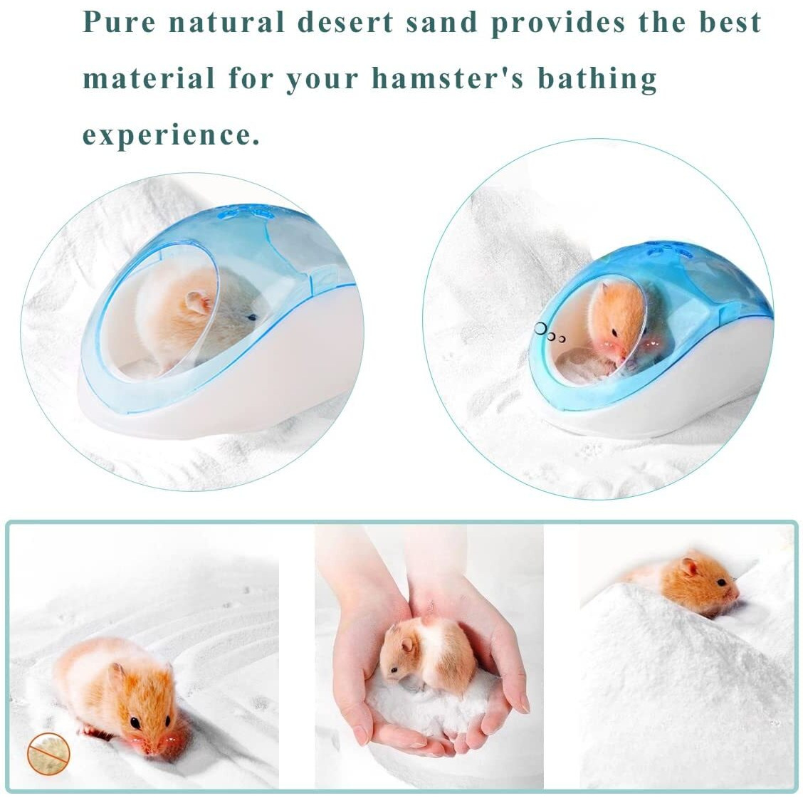 Jfwod Hamster Bath Sand  3Lb Dust Free Desert Sand Or Potty Litter Sand For Hamster Chinchillas Gerbil Syrian Mice Small Animals