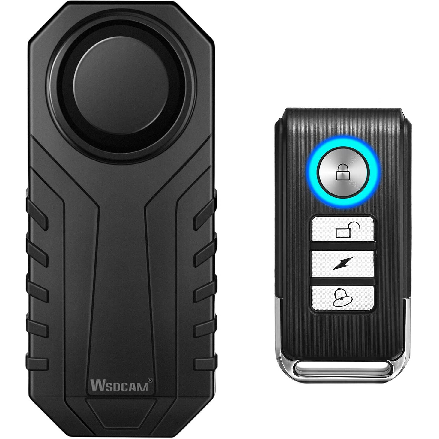 Wsdcam 113Db Bike Alarm Wireless Vibration Motion Sensor Waterproof Motorcycle Alarm With Remote