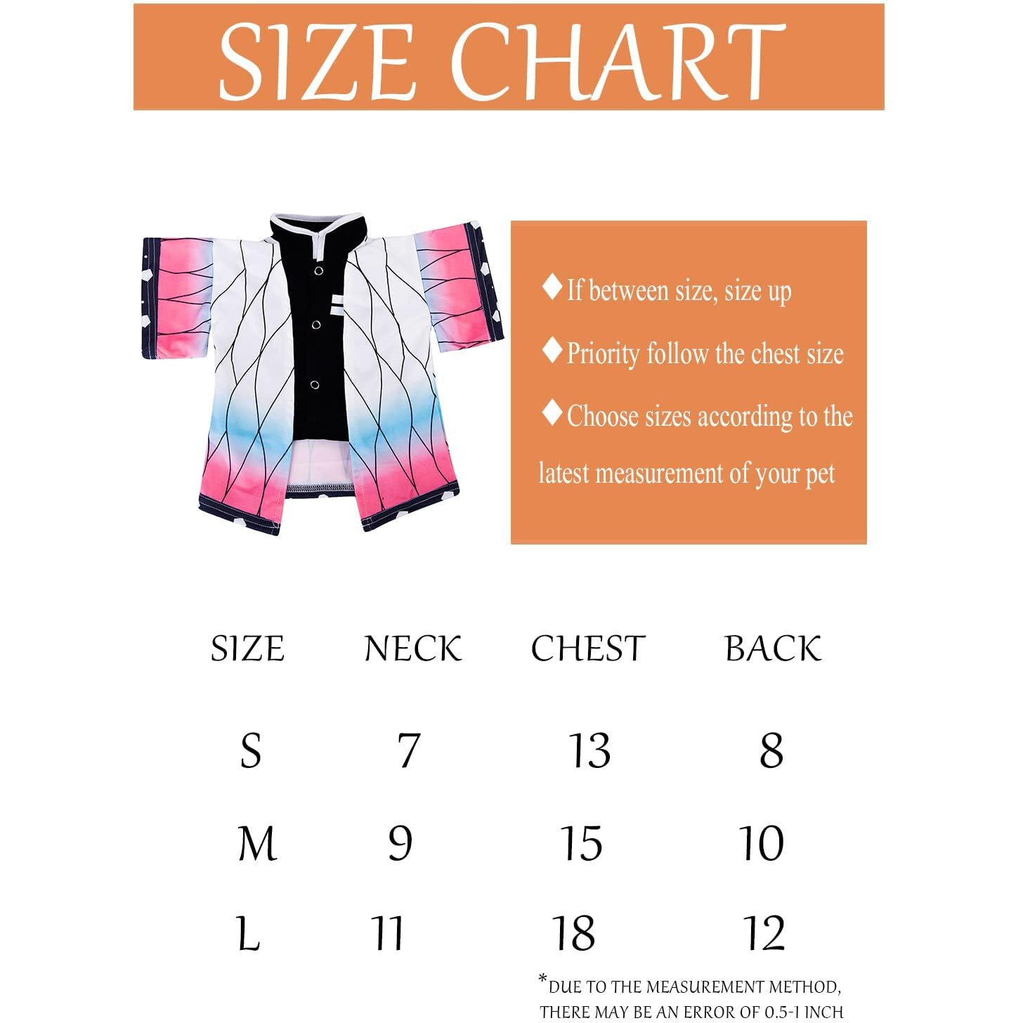 Impoosy Cat Halloween Costume Funny Puppy Clothing Kitten Cosplay Pet Clothes Small Dog Outfits (Large)