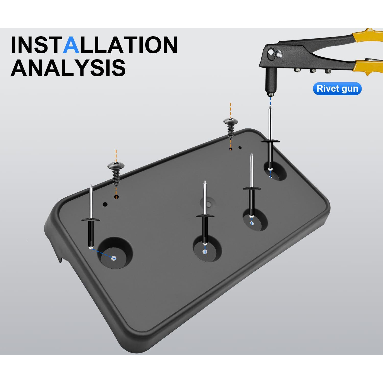 Front License Plate Frame For Chevy Silverado 1500 2019-2022 Licence Plate Holder Fits Perfectly With Curvature Of Front Silverado License Plate Frame Replace Oe Gm1068200 84428905