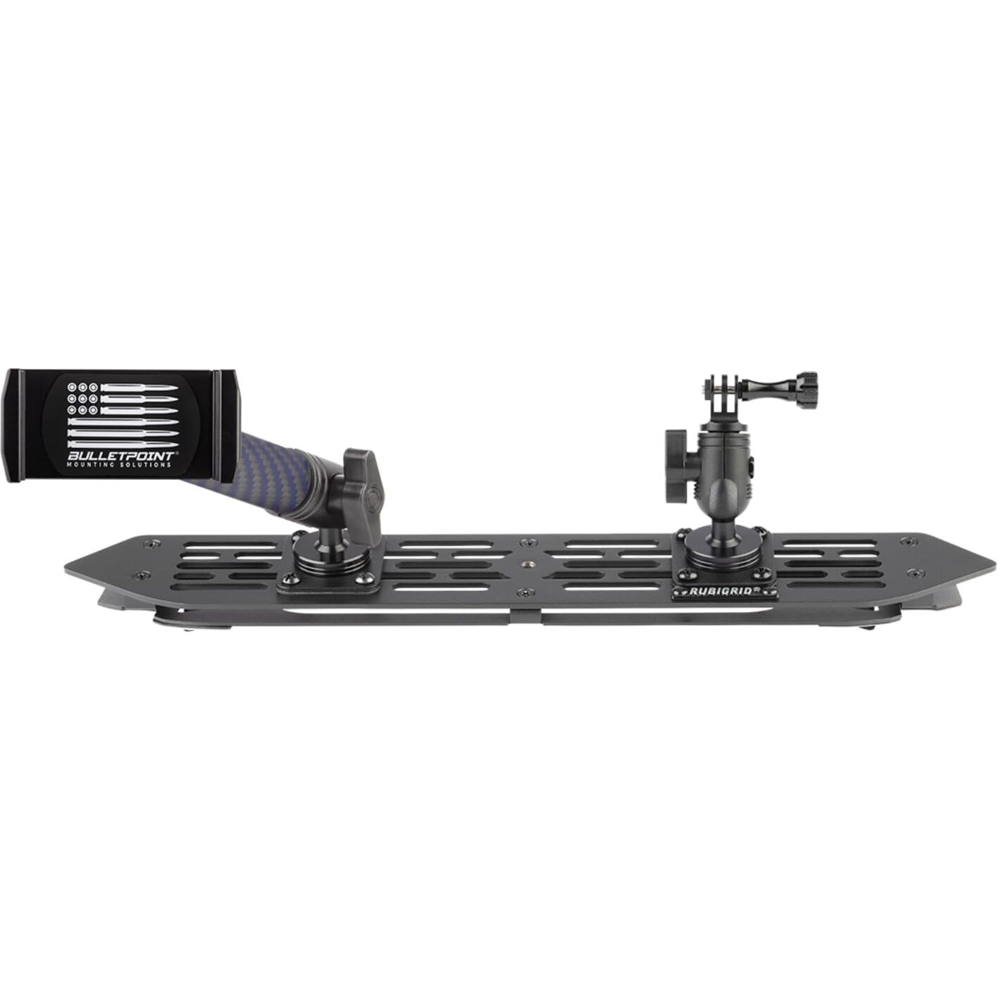 Bulletpoint Rubigrid Dash Mount Platform Phone Holder For 2018-2023 Wrangler Jl (Not 4Xe) + 2020-2023 Gladiator - Jeep Compatible Multi-Device Mount