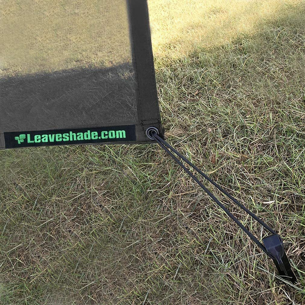 Leaveshade Rv Awning Side Sun Shade Screen (9'X7') Mesh Screen Shade For Camper Awning Sunshade Motorhome Trailer Awning Sunscreen Shadescreen Uv Blocker - 3 Year Warranty (Black)