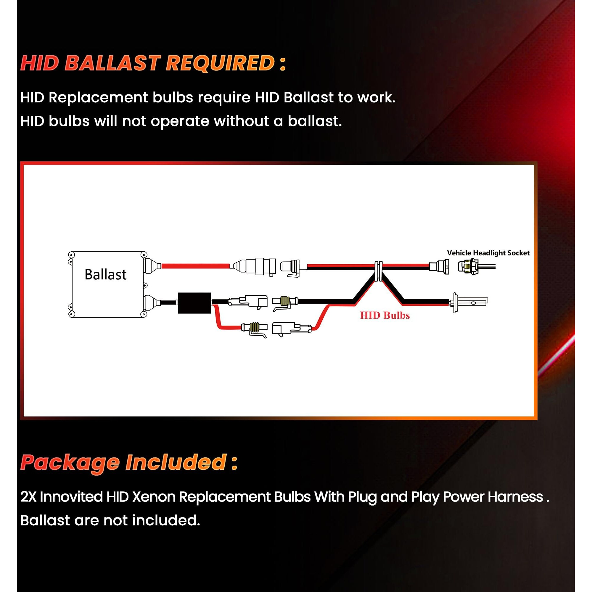 Innovited Hid Xenon H11 H9 H8 30000K Deepblue Replacement Bulbs (1 Pair)
