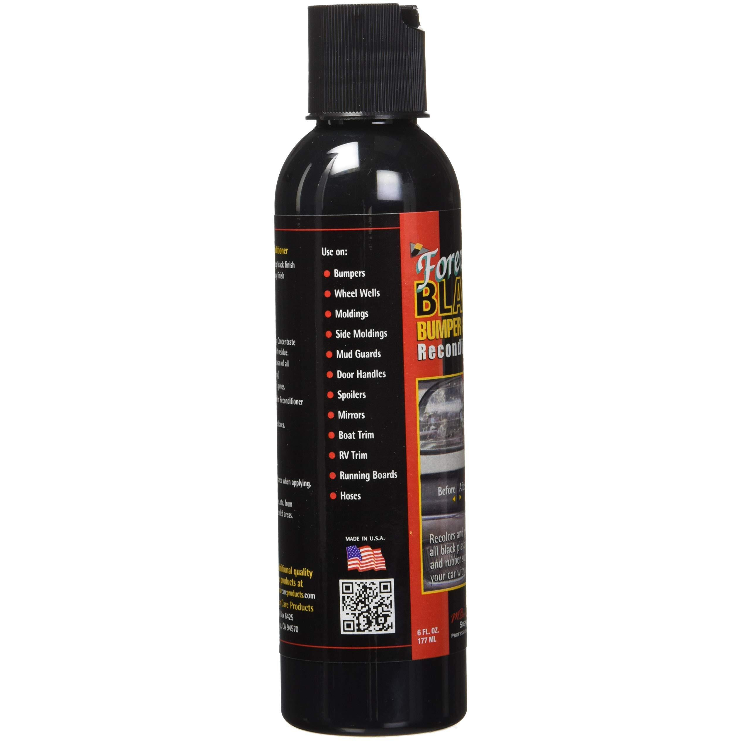 Forever Black Bumper & Trim 6 Oz. (New Improved Formula & Larger Size)