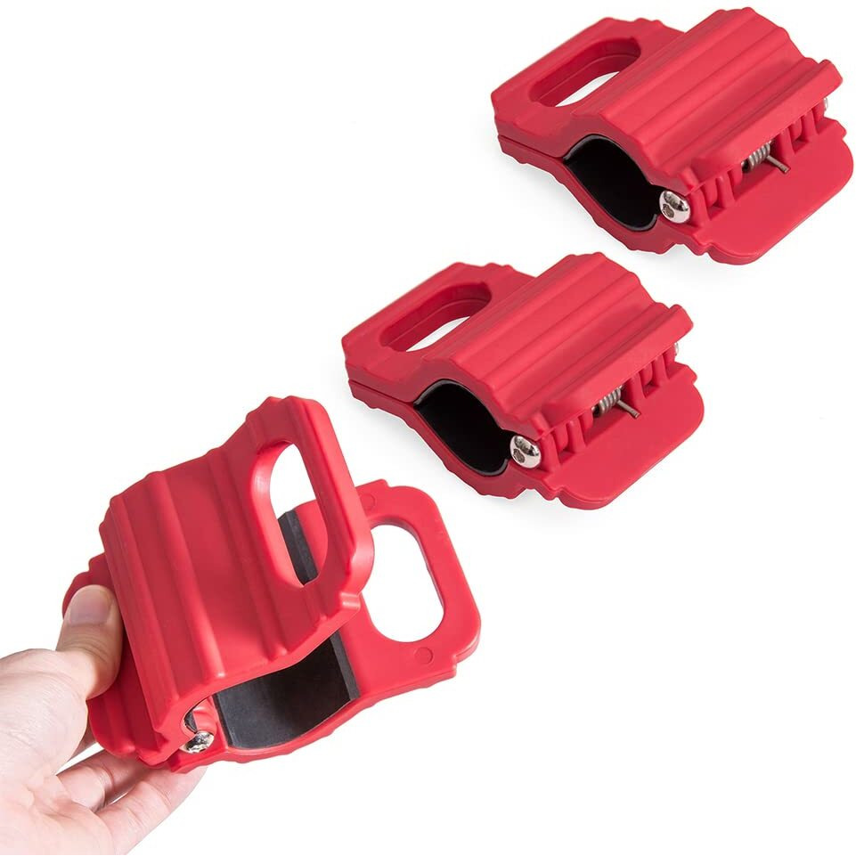 Moto4U Tie Down Clamp For Motorcycles/Atv/Utv/Jet Ski/Snowmobile In Red