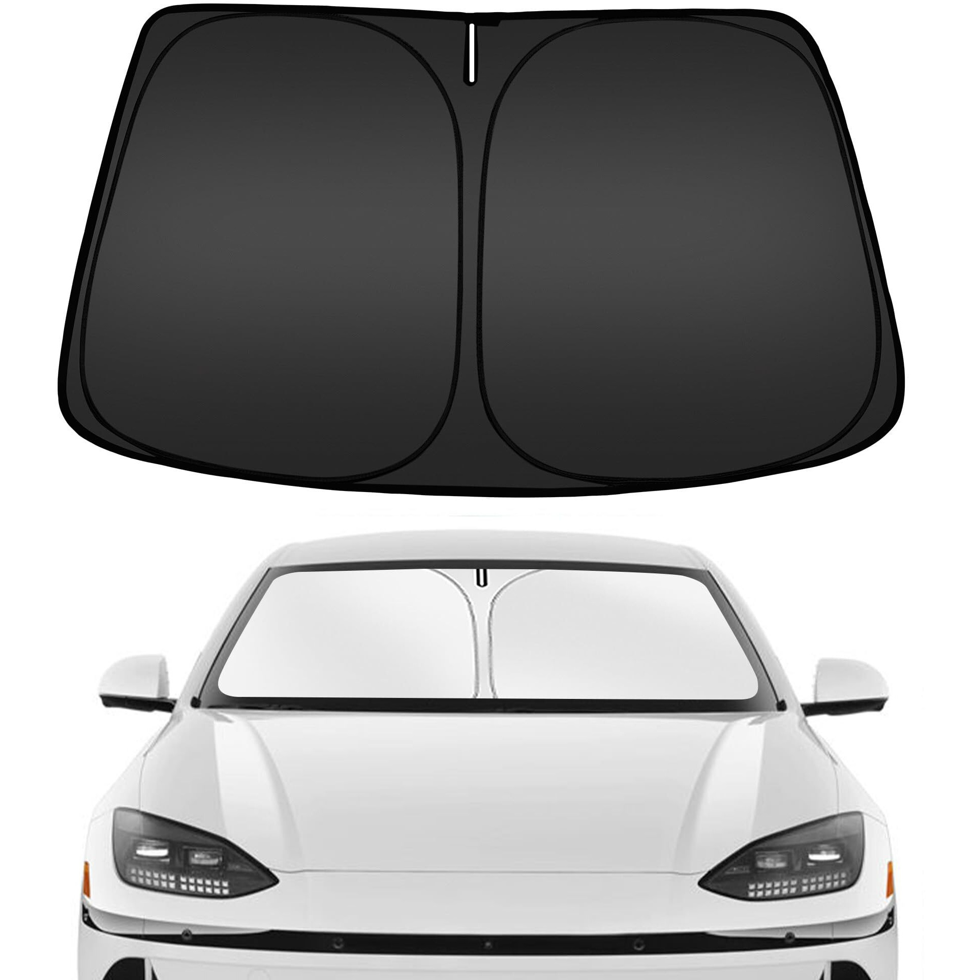 Arismotor Windshield Sun Shade For Hyundai Ioniq 6 2023-2025  Custom Fit Foldable Front Window Sunshade Sun Visor Protector  Block Uv Rays Keep Your Car Cooler