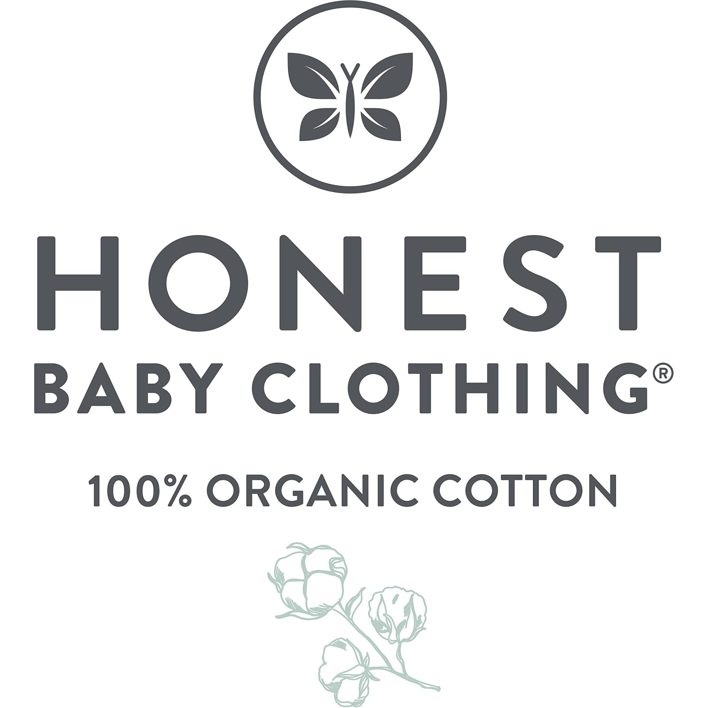 Honestbaby 10-Pack Short Sleeve T-Shirts 100% Organic Cotton Baby  Toddler  Little Kids  Boys  Unisex  Rainbow Girl  4T