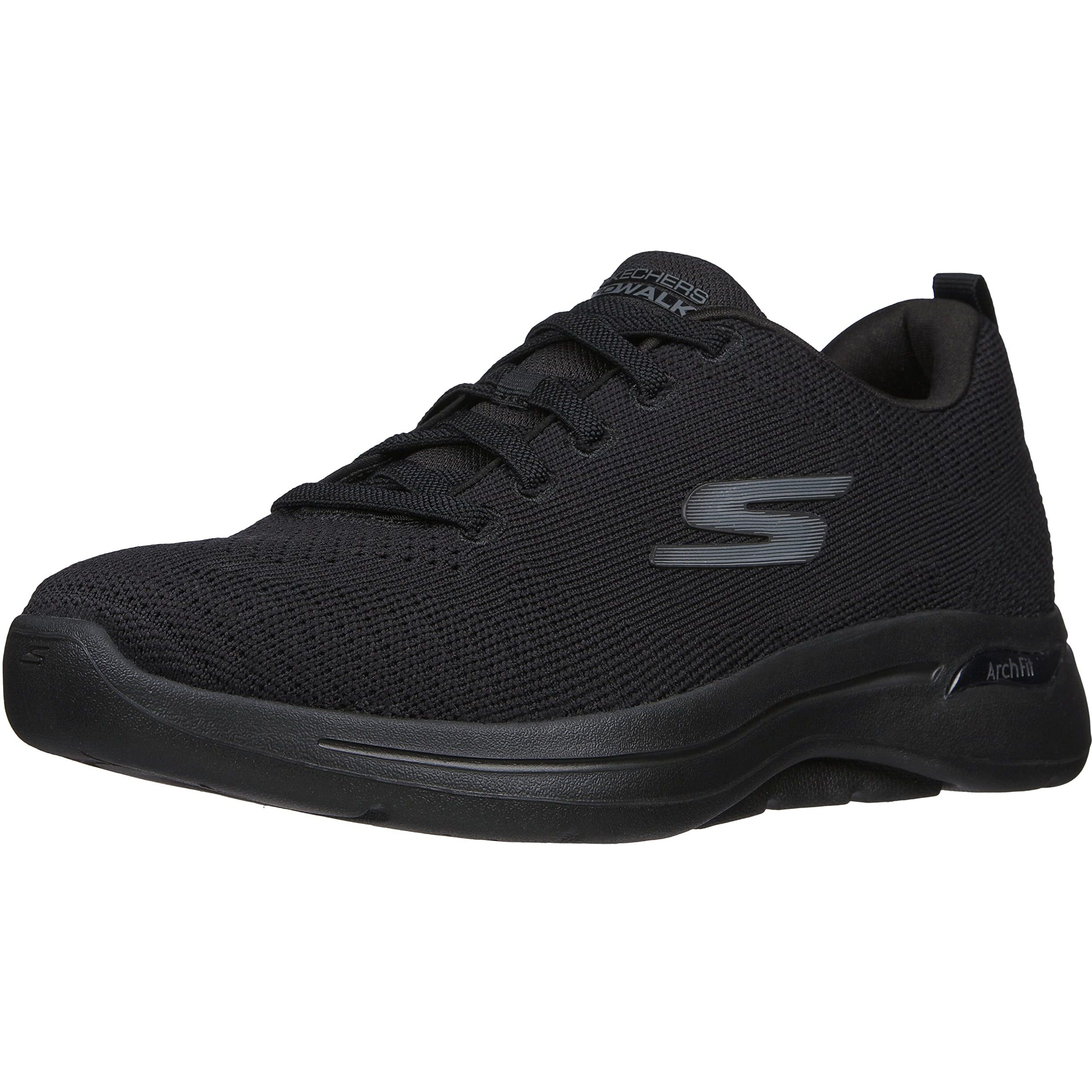 Skechers Men's Gowalk Arch Fit-Athletic Workout Walking Shoe With Air Cooled Foam Sneakers  Black 2  10.5 X-Wide