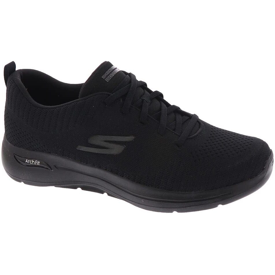 Skechers Men's Gowalk Arch Fit-Athletic Workout Walking Shoe With Air Cooled Foam Sneakers  Black 2  10.5 X-Wide