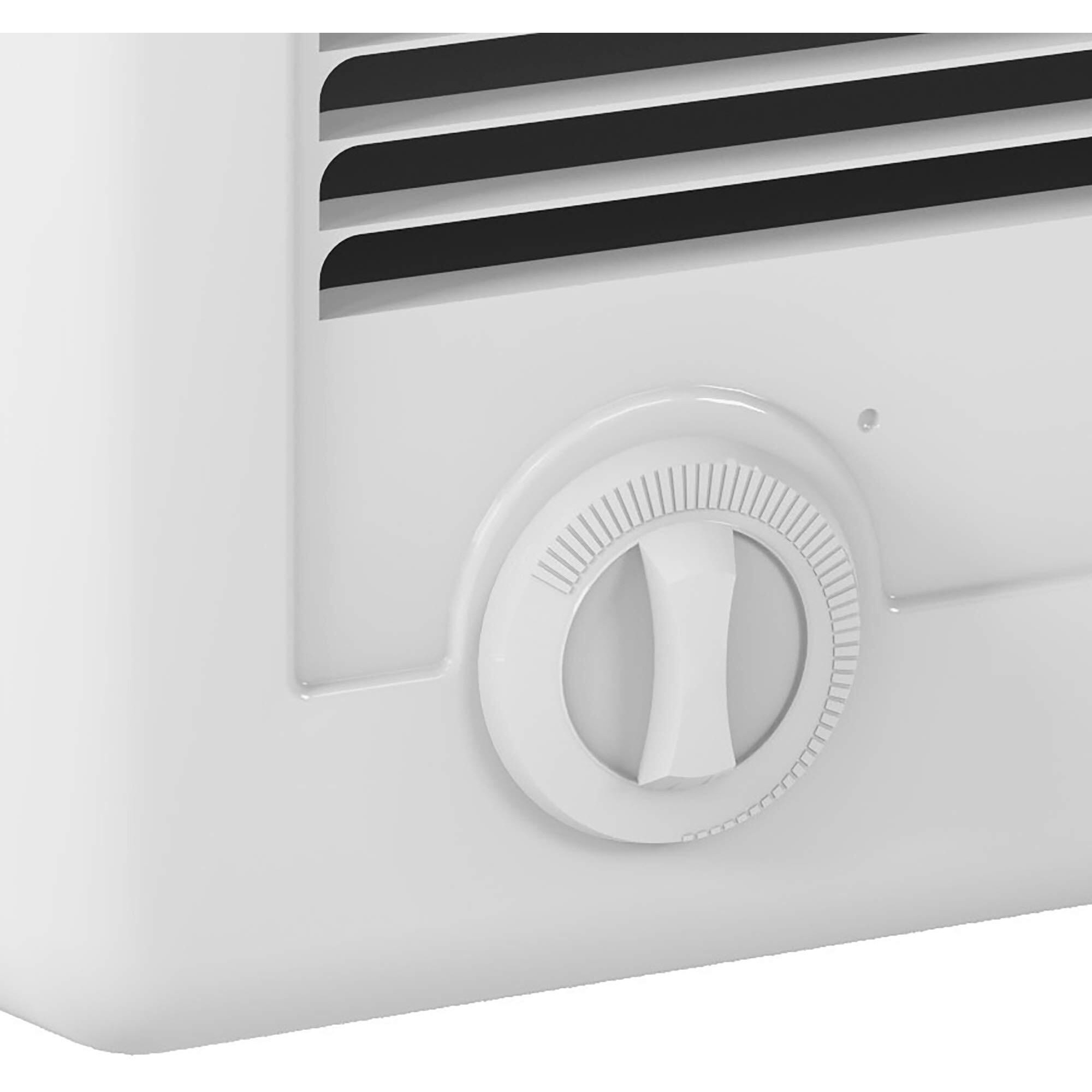 Cadet Com-Pak Twin Electric Wall Heater Complete Unit With Thermostat (Model Cstc302Tw  Part 67526)  10236/7677 Btu  240/208 Volt  3000/2250 Watt  White