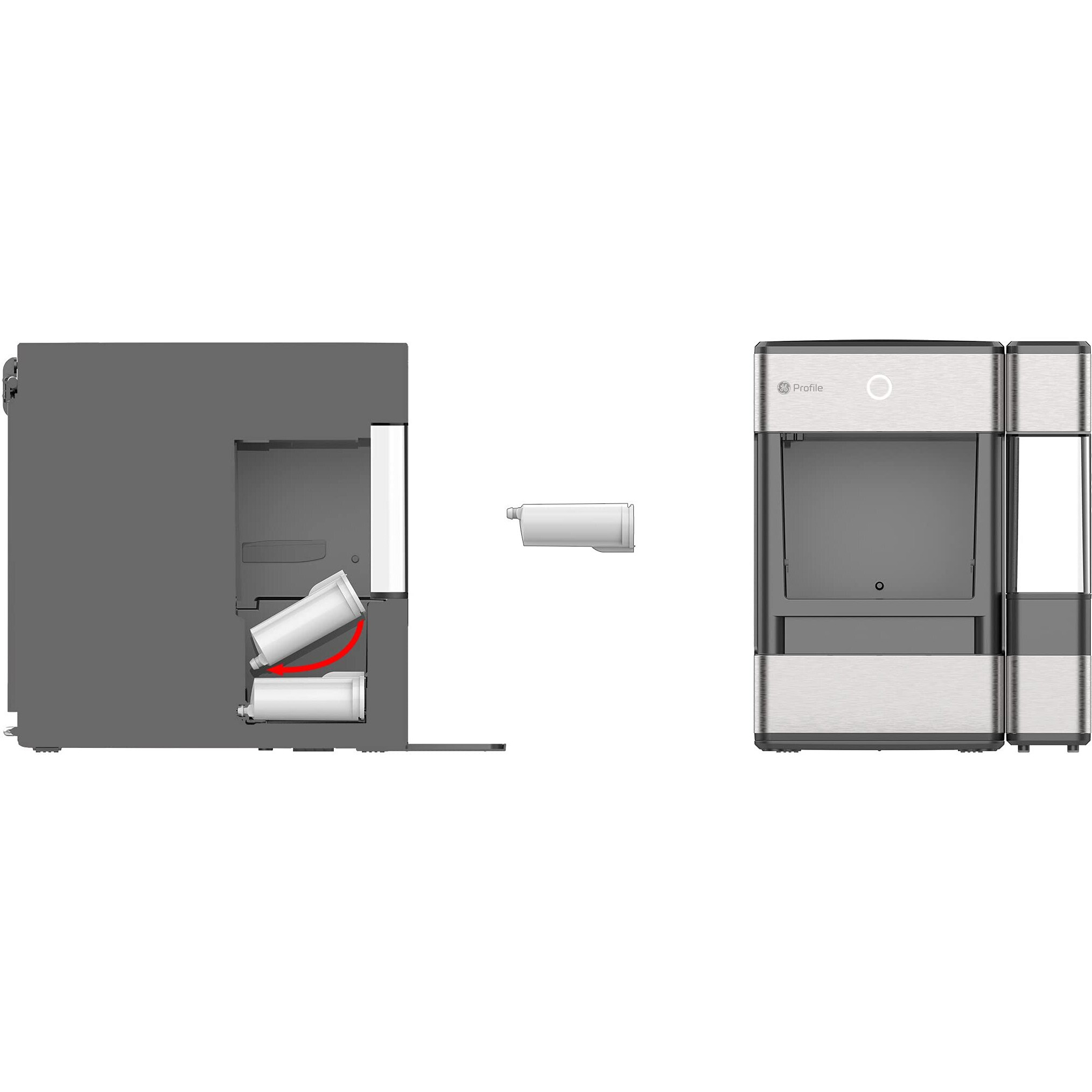 Ge Profile Opal | Replacement Water Filter For Opal Nugget Ice Maker | Cleans And Filters Water For Fresh Ice | Replace Every 3 Months For Best Results | Easy Install | Pack Of 1