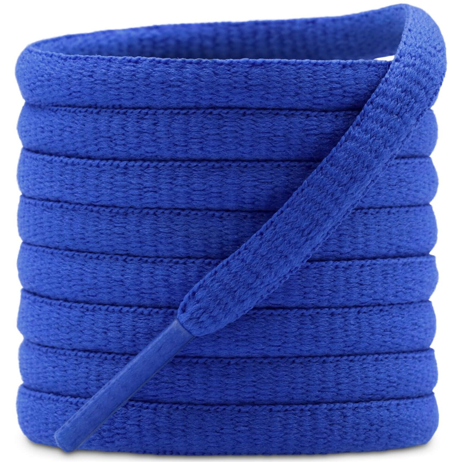 Delele 2 Pair Oval Shoes Laces Half Round 1/4"" Athletic Shoelaces Shoe Strings Sapphire Blue 24 Inch