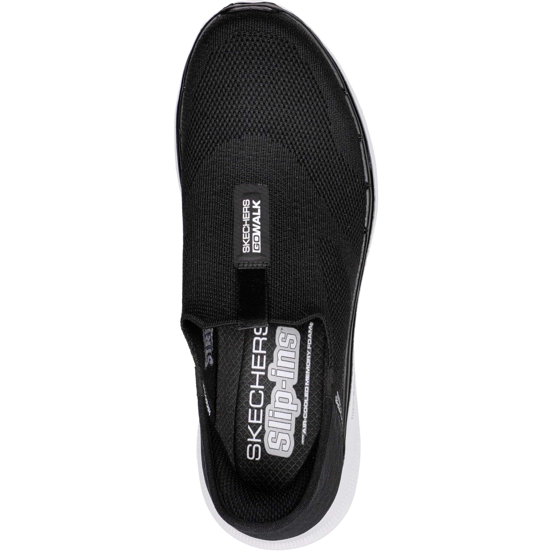 Skechers Men's Slip-Ins Go 6-Easy On Slip-On Walking Sneakers  Black/White  11.5