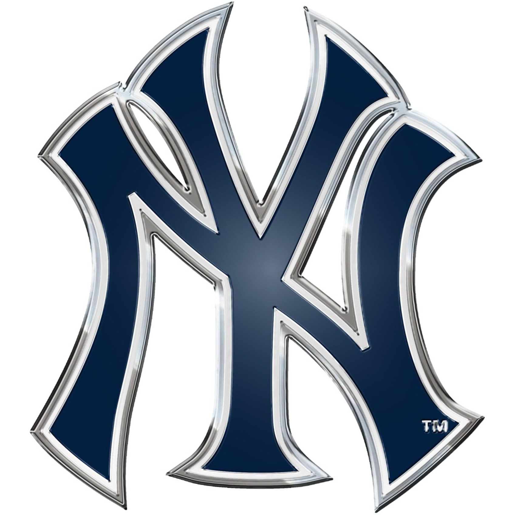 Fanmats 60412 - Mlb - New York Yankees Embossed Color Emblem | Ny Cap Logo