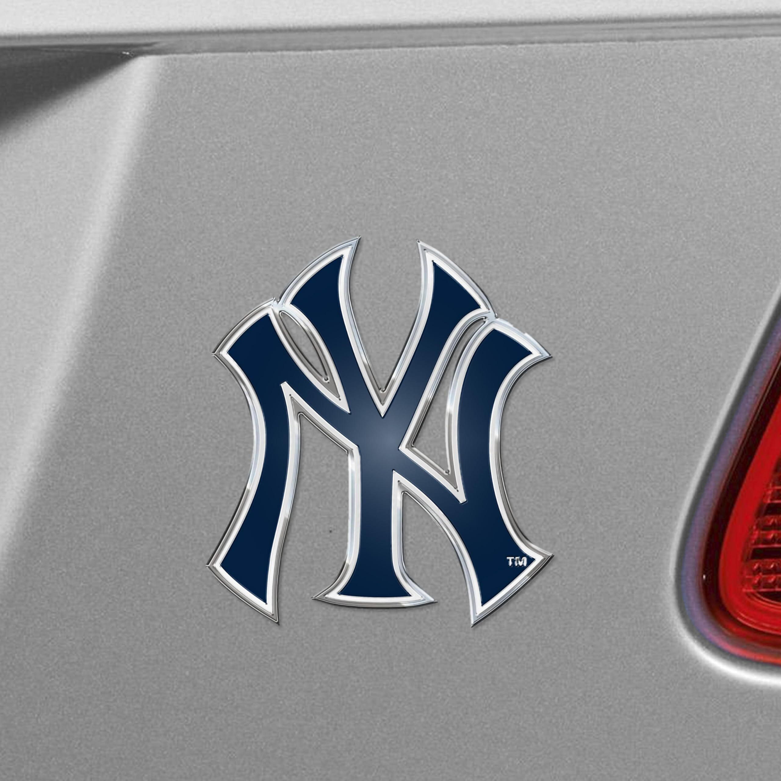 Fanmats 60412 - Mlb - New York Yankees Embossed Color Emblem | Ny Cap Logo
