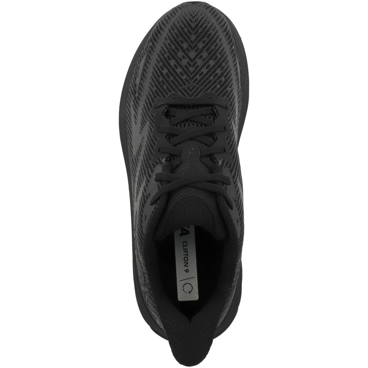 Hoka Men's Clifton 9 Sneaker  Black/Black  8.5
