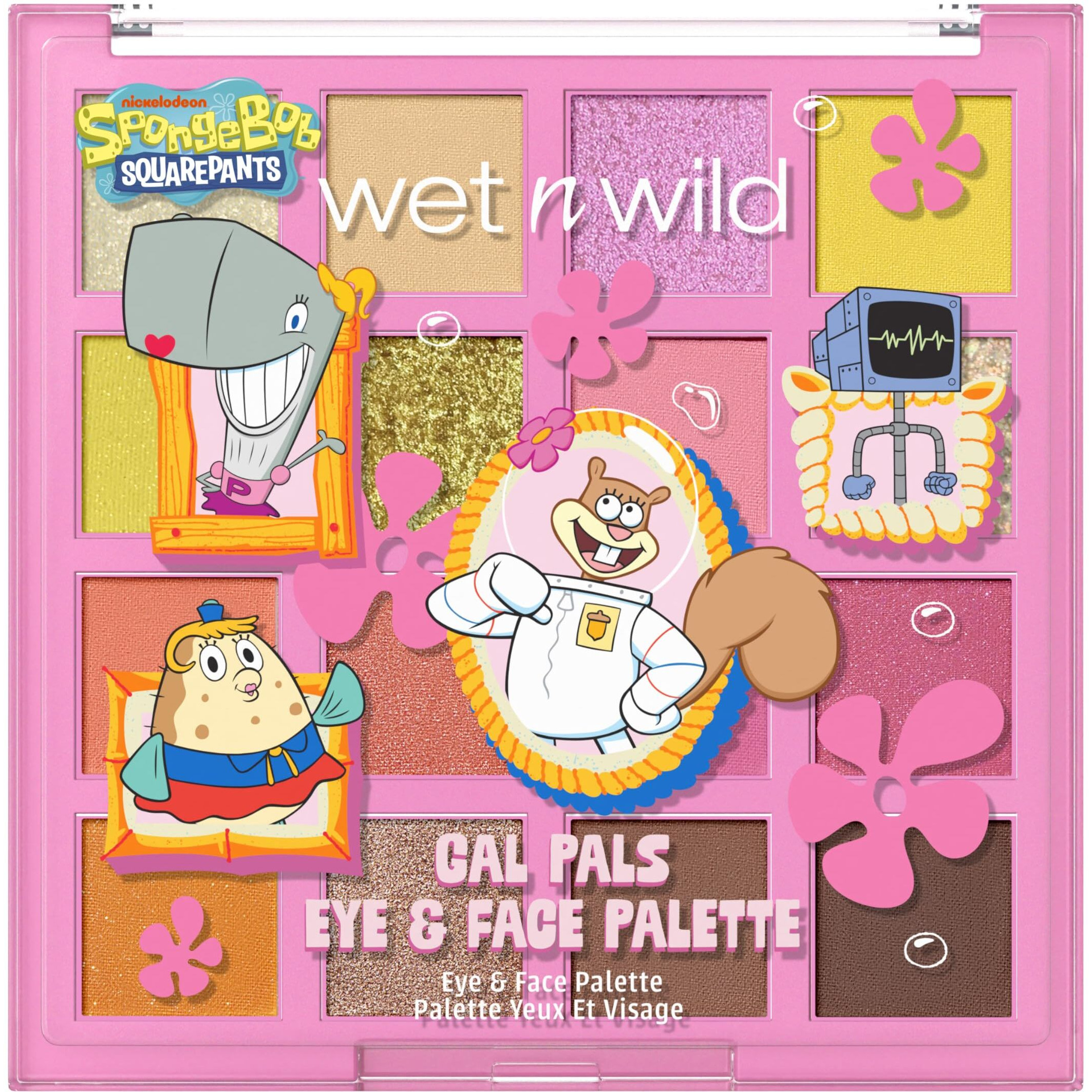 Wet N Wild Spongebob Eye & Face Palette - Gal Pals