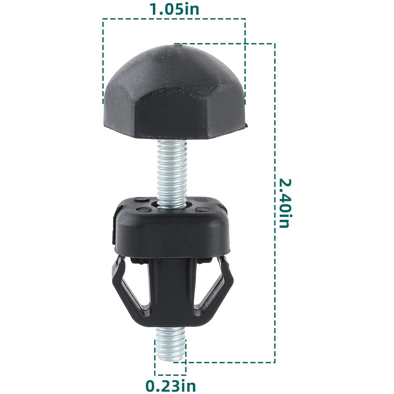 Autokay 2 Set Hood Bumper Stops Fits For Ford F150 Super Duty Explorer Bronco