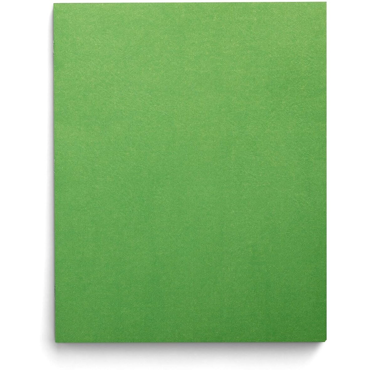 Staples 578510 School Grade 2 Pocket Folder With Fasteners Green 25/Box