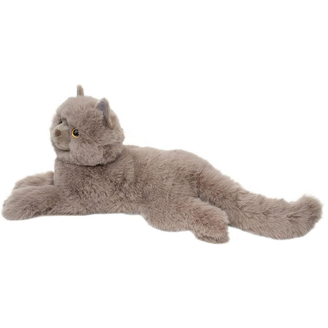 Douglas Cuddle Toys Juliette 15"" Grey Persian Cat Plush Stuffed Animal