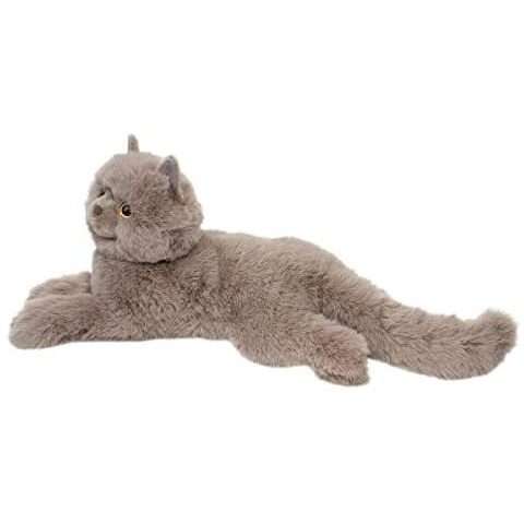 Douglas Cuddle Toys Juliette 15"" Grey Persian Cat Plush Stuffed Animal