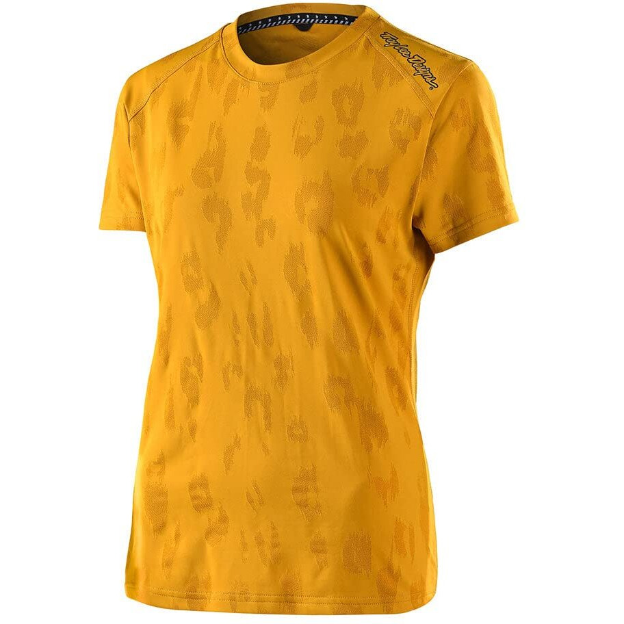 Troy Lee Designs Cycling Mtb Bicycle Mountain Bike Jersey Shirt For Women  Lilium Ss Jacquard (Honey  X-Small)