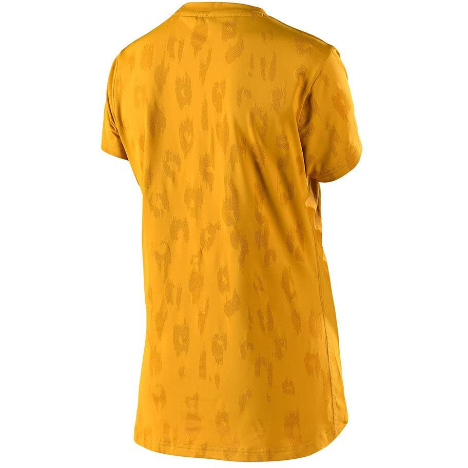 Troy Lee Designs Cycling Mtb Bicycle Mountain Bike Jersey Shirt For Women  Lilium Ss Jacquard (Honey  X-Small)