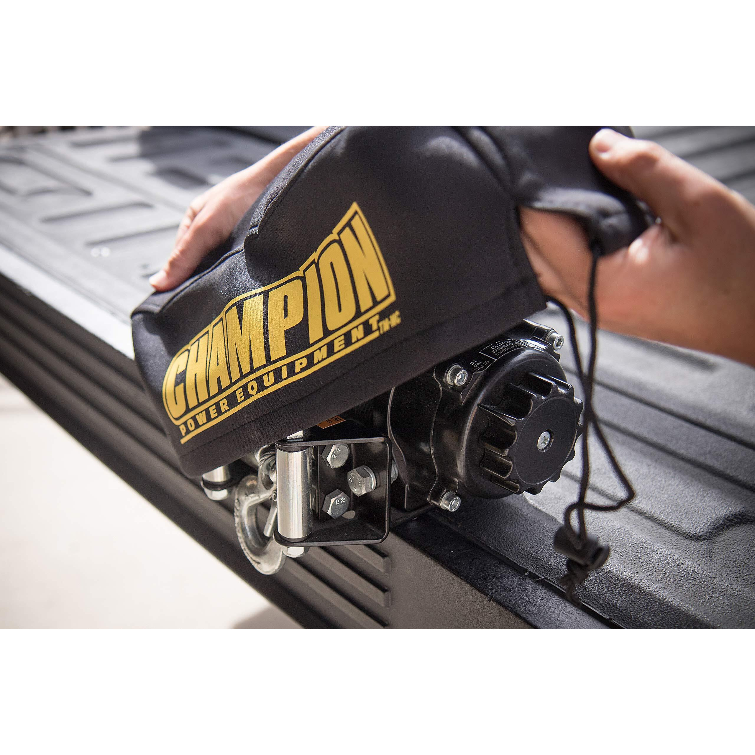 Champion Weather-Resistant Neoprene Storage Cover For Winches 4000-5000 Lb.