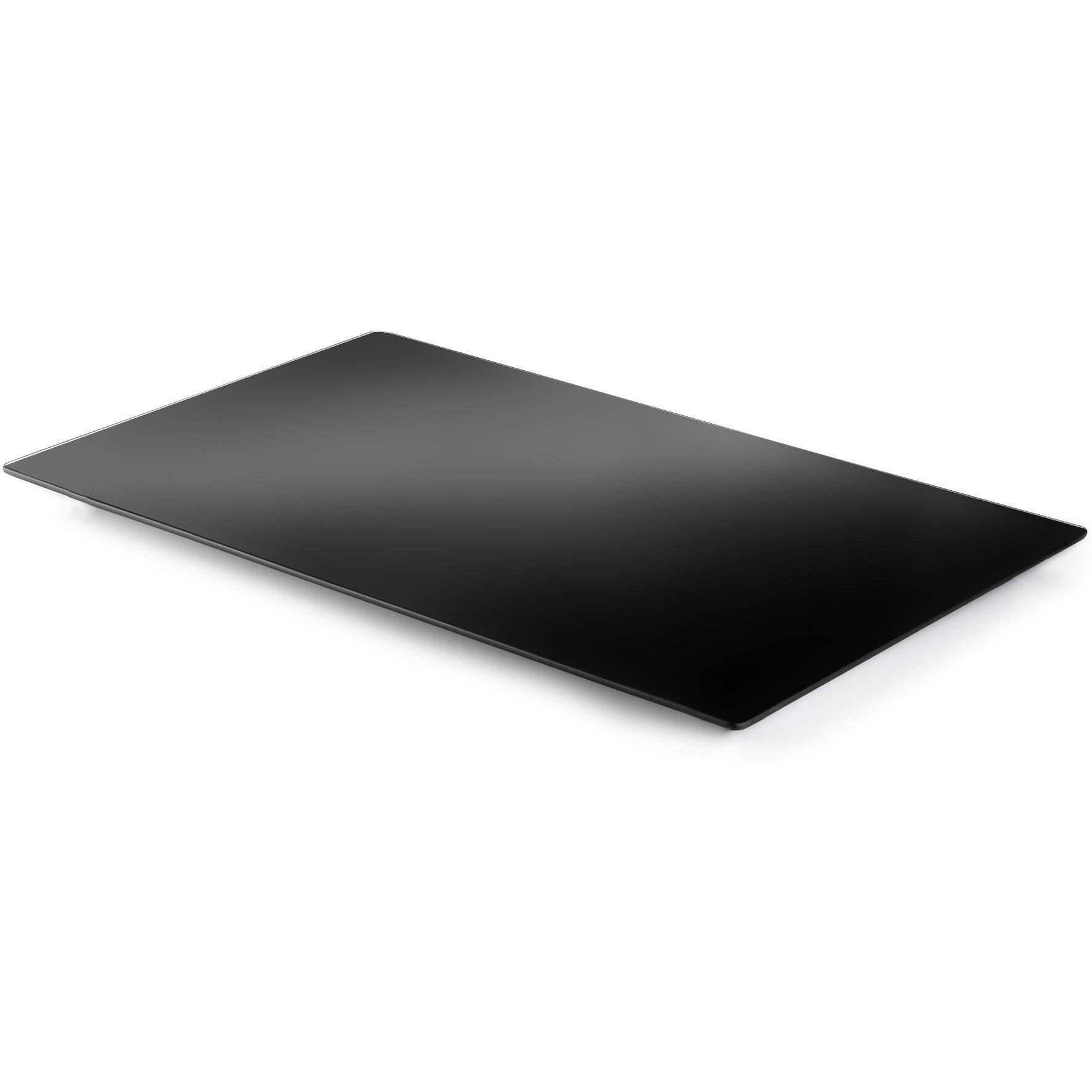 Tempered Black Glass Cutting Board - Long Lasting Black Ink Glass - Scratch Resistant  Heat Resistant  Shatter Resistant  Dishwasher Safe. (Large 12X16"")