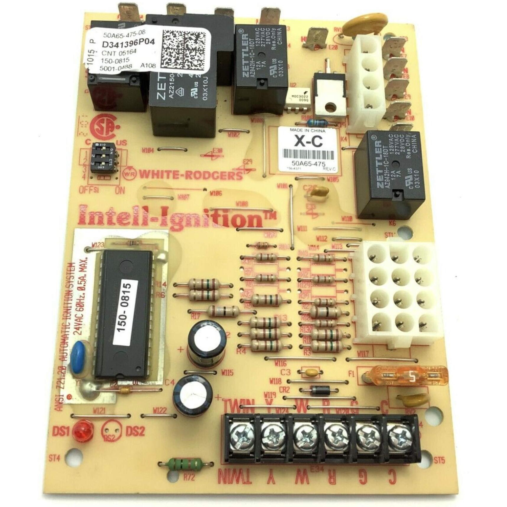 Oem Trane Upgraded Furnace Control Circuit Board 50A65-475