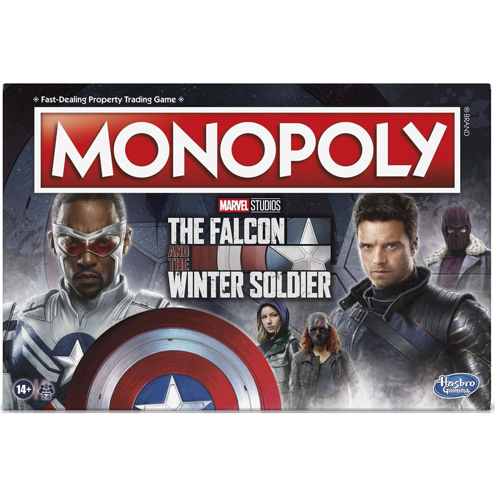 Monopoly Marvel Studios' The Falcon And The Winter Soldier Edition Board Game For Marvel Fans  Game For 2-6 Players For Ages 14 And Up