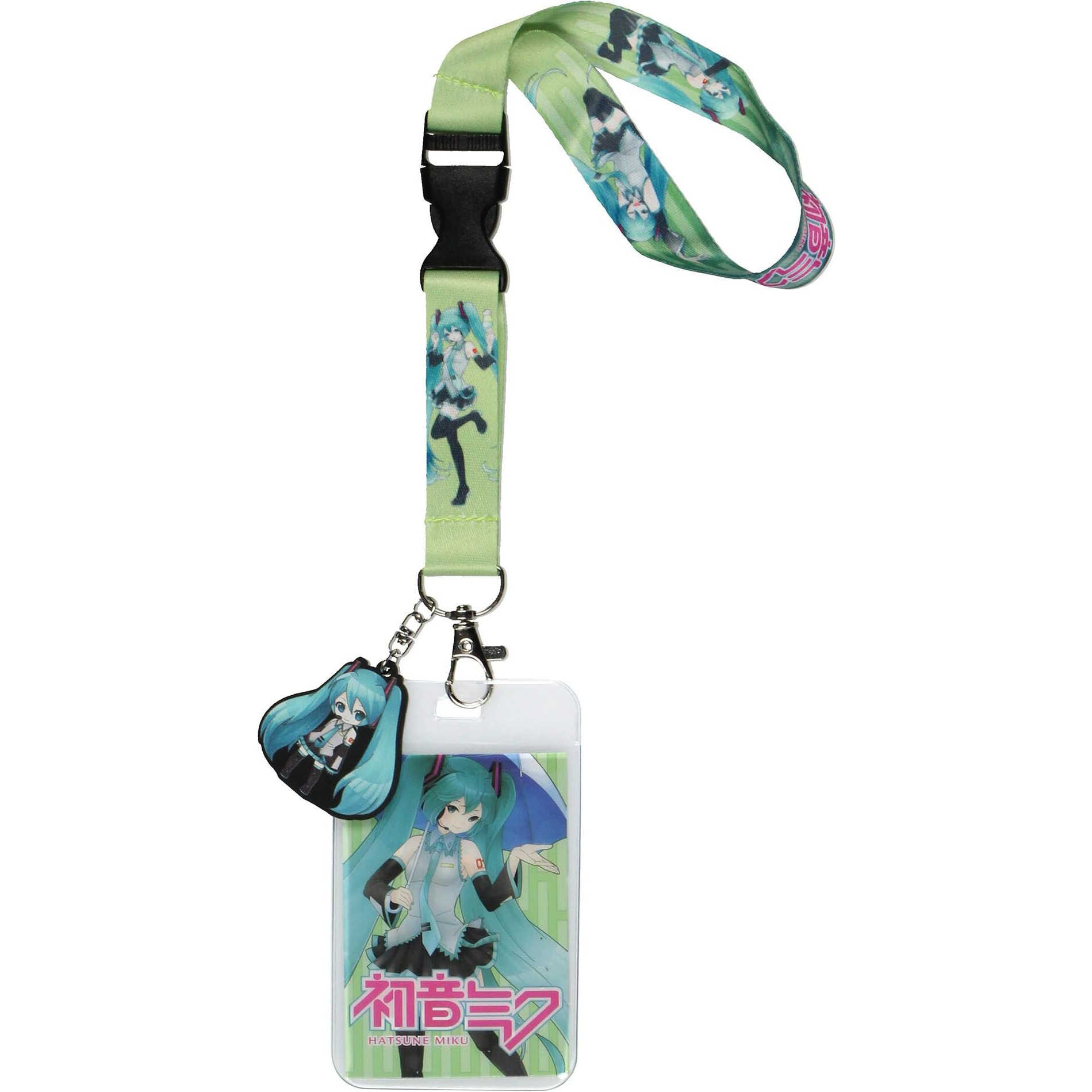 Hatsune Miku Merch Wristlet Keychain Lanyard Hand Wrist Lanyard Strap For Keys  Id Badge Holder  Wallet  Cell Phone